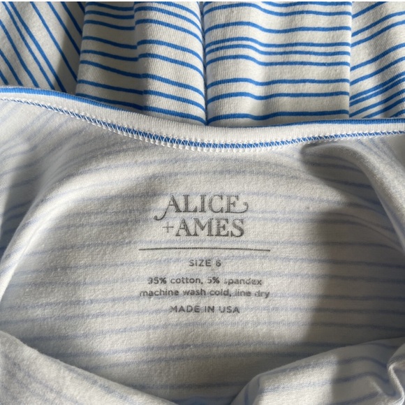 THE BALLET DRESS IN SEAPORT STRIPE - Picture 2 of 8